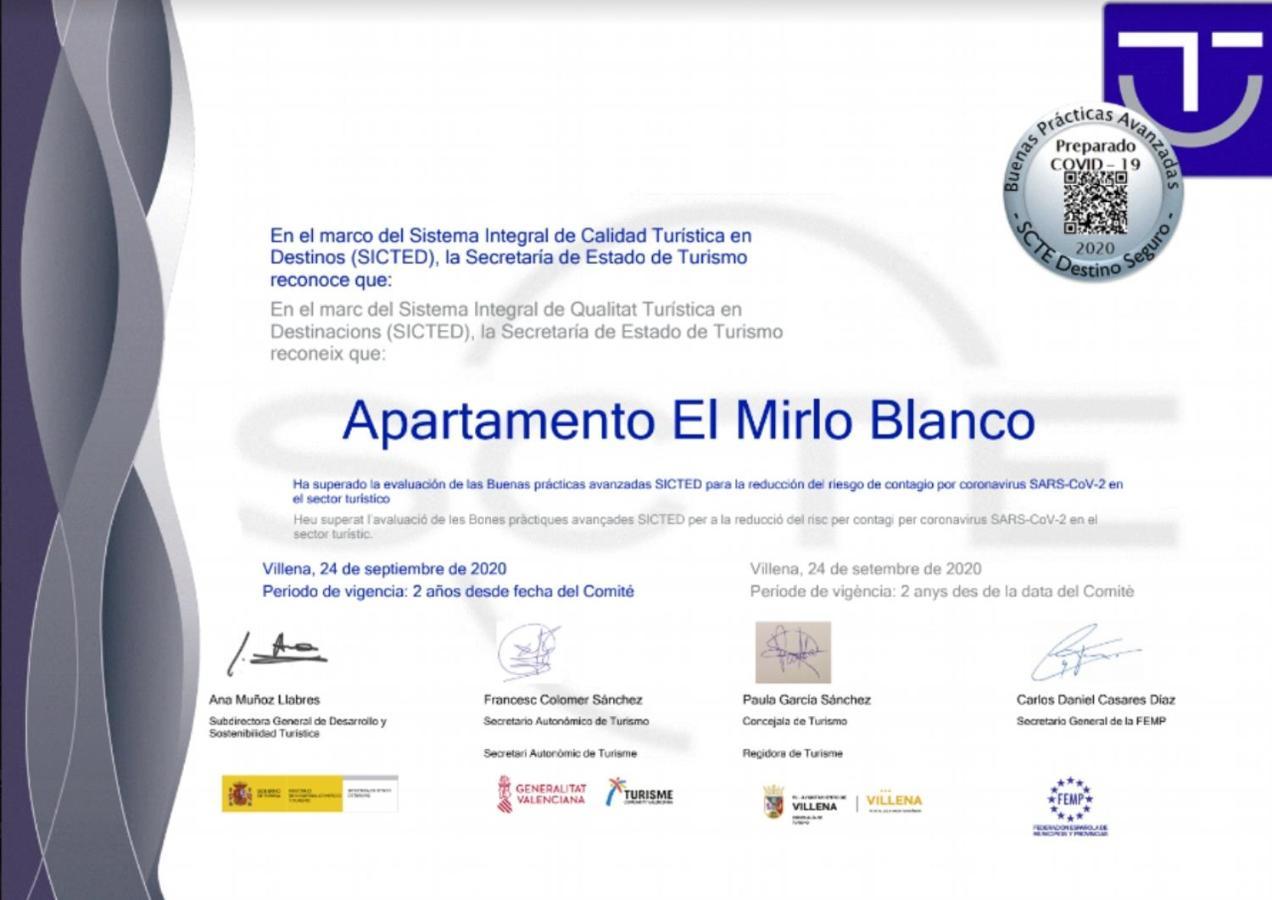 Apartamento El Mirlo Blanco Villena Exterior photo